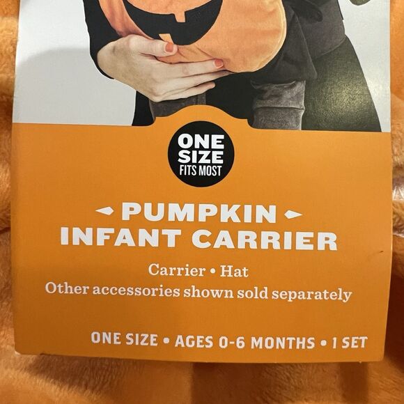 Hyde and Eek Boutique Pumpkin Infant Carrier Cover Halloween 0-6 Months - Picture 2 of 5